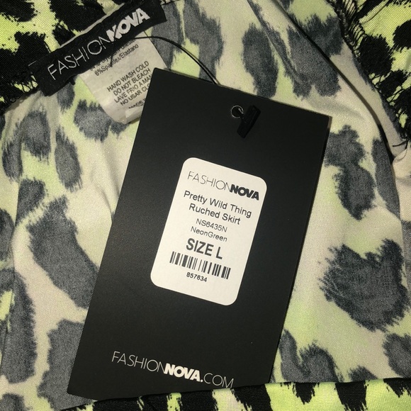 Fashion Nova Pretty Wild Thing Ranched Skirt🌸 - Picture 2 of 2